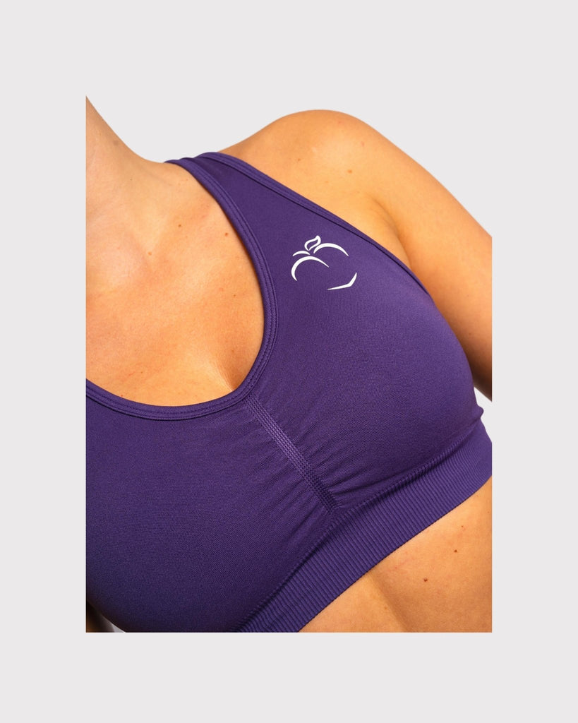 Purple Classic Deluxe Sports-bra - Peach Tights -