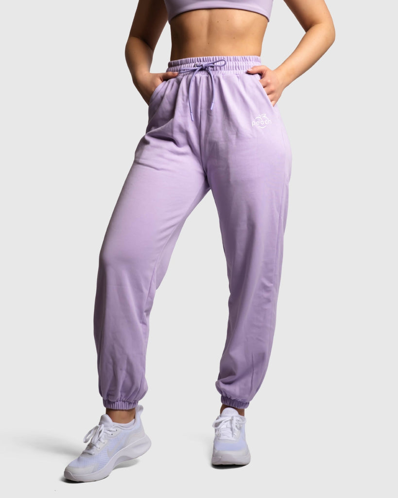 Purple Energize Sweatpants - Peach Tights -