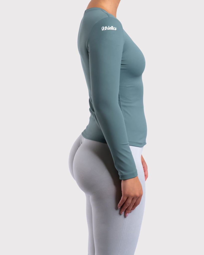 Tidal Blue Classic Long Sleeve - Peach Tights -